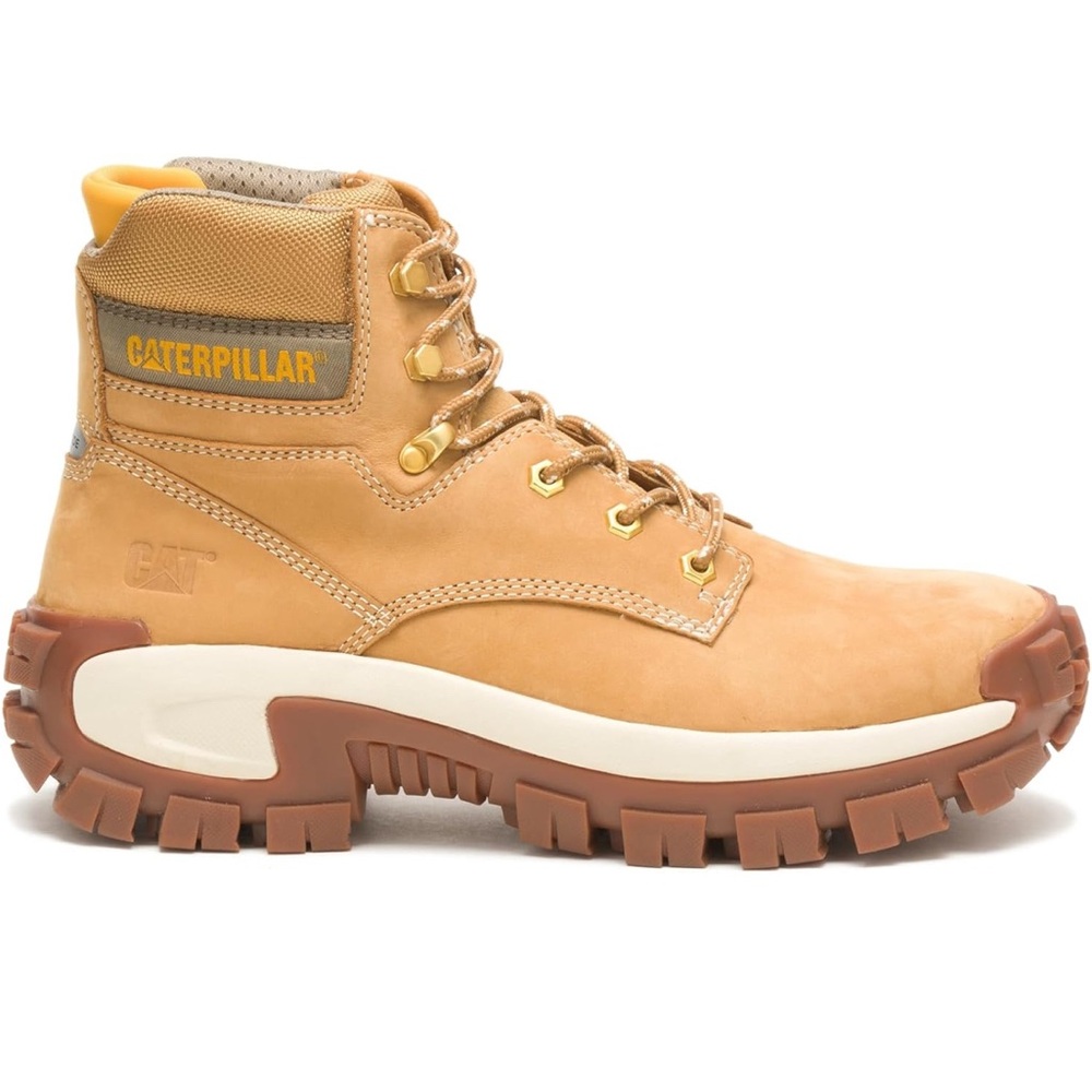 Caterpillar Men's Brown and Tan Rugged Boots